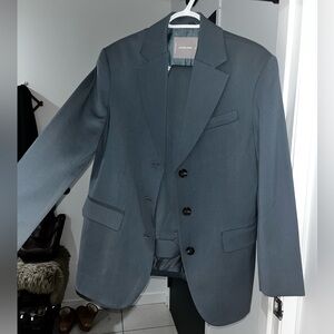 Everlane Italian Wool Suit Set (Pants + Jacket)